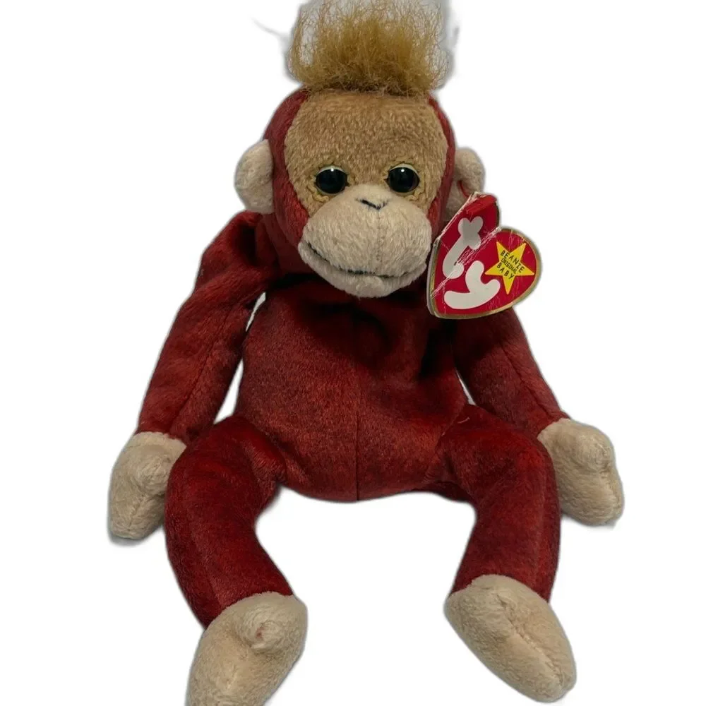 RARE  Ty Beanie Baby named Schweetheart the Orangutan